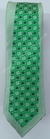 Gravata Slim Fit Toque de Seda - Verde Claro com Quadriculado Intercalado - COD: JAXX56 - comprar online