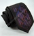 Gravata Slim Fit Toque de Seda - Preto Fosco Detalhado com Degradê Seccionado na Diagonal - COD: JAXX47 na internet