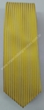 Gravata Skinny - Amarelo Claro Fosco com Riscas Verticais Acetinadas - COD: CCD99 - comprar online