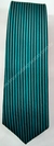 Gravata Skinny - Preto Fosco com Riscado Azul Petróleo Acetinado na Vertical - COD: PJJ67 - comprar online