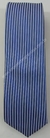 Gravata Skinny - Azul Claro Fosco com Riscado Azul Royal Acetinado na Vertical - COD: ALK255 - comprar online
