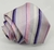 Gravata Skinny - Lavanda Fosca com Riscado Branco, Rosa e Roxo na Diagonal - COD: K99 na internet