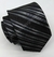 Gravata Skinny - Preto Fosco com Degradê Cinza Chumbo na Diagonal COD: PX710 na internet