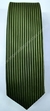 Gravata Skinny - Preto Fosco com Riscado Verde Abacate Acetinado na Vertical - COD: VAA15 - comprar online