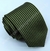 Gravata Skinny - Preto Fosco com Riscado Verde Abacate Acetinado na Vertical - COD: VAA15 na internet