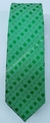 Gravata Skinny - Verde Zimbro Fosco com Detalhe Quadriculado na Diagonal - COD: XVI61 - comprar online