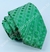 Gravata Skinny - Verde Zimbro Fosco com Detalhe Quadriculado na Diagonal - COD: XVI61 na internet