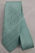Gravata Skinny - Azul Tifanny Claro Fosco com Detalhe Quadriculado na Diagonal - COD: A103