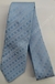Gravata Skinny - Azul Serenity Fosco com Detalhe Quadriculado na Diagonal - COD: OTK55