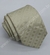 Gravata Skinny - Bege Fosco com Detalhe Quadriculado na Diagonal - COD: BFD02 na internet