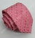 Gravata Skinny - Rosa Pink Fosco com Detalhe Quadriculado na Diagonal - COD: MTLS21 na internet