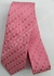 Gravata Skinny - Rosa Pink Fosco com Detalhe Quadriculado na Diagonal - COD: MTLS21
