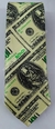 Gravata Skinny - Cédulas de Dólar - Cem Dólares - COD: CS184 - comprar online