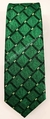 Gravata Skinny - Verde Floresta Fosco com Quadros Diagonais e Pontos Brancos - COD: VDBF71 - comprar online