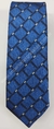 Gravata Skinny - Azul Royal com Quadros Diagonais e Pontos Brancos - COD: AZZ33 - comprar online