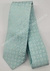Gravata Skinny - Azul Tifanny com Quadriculado Branco - COD: IKK28