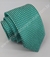 Gravata Skinny - Verde Jade e Branco Quadriculado Detalhado com Pontos Brilhantes - COD: KB635 na internet