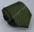 Gravata Skinny - Verde Musgo com Sobreposição Escura - COD: BK779 na internet