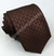 Gravata Skinny - Marrom Chocolate com Sobreposição Escura - COD: BK776 na internet