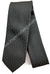 Gravata Skinny - Preto com Sobreposição - COD: BK772