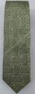 Gravata Skinny - Verde Pout-pourri Detalhado com Sobreposições Retangulares e Pontos Escuros - COD: KBT38 - comprar online