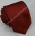 Gravata Skinny - Vermelho Escuro com Detalhes Retangulares - COD: GRZ36 na internet