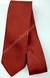 Gravata Skinny - Vermelho Escuro com Detalhes Retangulares - COD: GRZ36