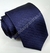 Gravata Skinny - Azul Marinho com Detalhes Retangulares - COD: TRC15 na internet