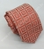 Gravata Skinny - Vermelho com Detalhes Quadriculados - COD: AG3030 na internet