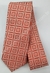 Gravata Skinny - Vermelho com Detalhes Quadriculados - COD: AG3030