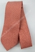 Gravata Skinny - Vermelho Fosco com Riscas Brancas - COD: KWD007