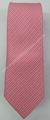 Gravata Skinny - Rosa Fosco com Riscas Brancas - COD: KWD36 - comprar online