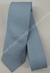 Gravata Skinny - Azul Claro Fosco com Riscas Brancas na Diagonal - COD: KWD88