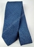 Gravata Skinny - Azul Clássico Fosco com Riscas Pretas na Diagonal - COD: KWD60