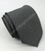 Gravata Skinny - Cinza Grafite Fosco com Riscas Pretas na Diagonal - COD: KWD30 na internet