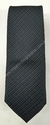 Gravata Skinny - Cinza Chumbo Fosco com Riscas Pretas na Diagonal - COD: KWD82 - comprar online