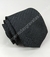Gravata Skinny - Cinza Chumbo Fosco com Riscas Pretas na Diagonal - COD: KWD82 na internet