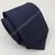 Gravata Skinny - Azul Marinho Clássico Fosco Riscado na Diagonal - COD: KWD62 na internet