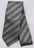 Gravata Skinny - Cinza Grafite com Pontos Brancos e Linhas Onduladas - COD: PHW13