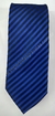 Gravata Skinny - Preto Fosco e Azul Royal Riscado na Diagonal - COD: KKT98 - comprar online