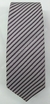 Gravata Skinny - Roxo Escuro e Branco Fosco Riscado na Diagonal - KTL17 - comprar online