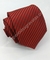 Gravata Skinny - Vermelho Carmim e Preto Fosco Detalhado na Diagonal - COD: KAI89 na internet