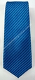 Gravata Skinny - Azul Royal Acetinado e Preto Riscado na Diagonal - COD: ATCK16 - comprar online