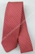 Gravata Skinny - Rosa Pink Escuro com Riscas Amarelas na Diagonal - COD: ATCK33