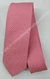 Gravata Skinny - Rosa Pink Fosco Riscado na Diagonal - COD: MAGG11
