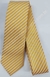 Gravata Skinny - Amarelo Claro Fosco com Riscas Acetinadas na Diagonal - COD: KLL12