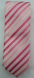 Gravata Skinny - Rosa Claro Fosco com Riscado Pink na Diagonal - COD: LILS23 - comprar online
