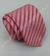 Gravata Skinny - Rosa Bebê Fosco com Pink Acetinado Riscado na Diagonal - COD: JFA14 na internet