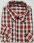 Camisa Infantil Xadrez - Vermelha Listrada em Preto, Branco e Laranja - COD: XD250 na internet