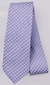 Gravata Skinny - Lilás e Branca com Detalhes Quadriculados - COD: R001 - Império das Gravatas